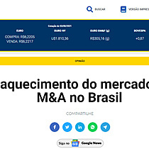 O aquecimento do mercado de M&A no Brasil